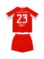 Bayern Munich Sacha Boey #23 Replika Hemmakläder Barn 2025-26 Kortärmad (+ byxor)